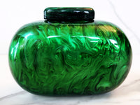 Green Resin Clutch Purse