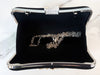 Black Velvet Jeweled Clutch Purse