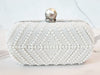 White Pearl Clutch Purse