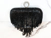 Black Tassel Clutch Purse