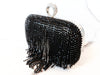 Black Tassel Clutch Purse