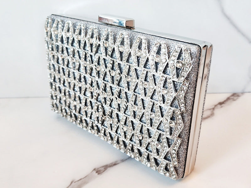 Silver Clutch Purse