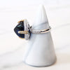 Dallas Cowboys Blue Crystal Football Clutch, Sterling Silver Blue Sapphire Ring and Star Cuff Bracelet