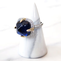 Sterling Silver Blue Sapphire Ring