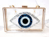 Transparent Evil Eye Clutch Purse