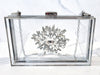 Transparent Jeweled Clutch Purse