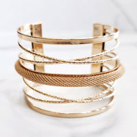 Gold Cuff Bracelet