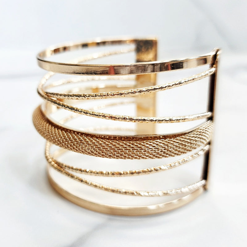 Gold Cuff Bracelet