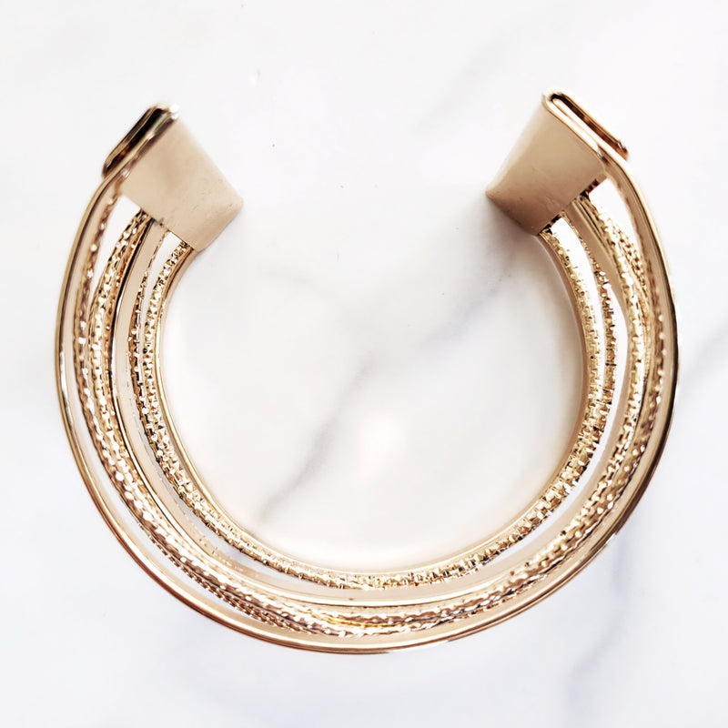 Gold Cuff Bracelet