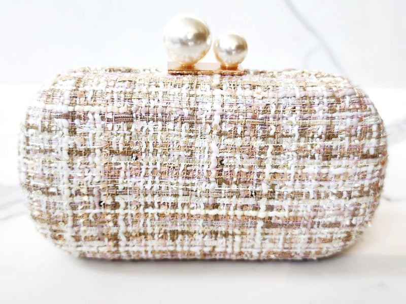 Tweed Clutch Purse