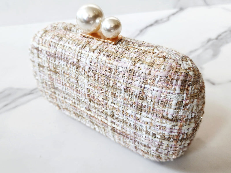 Tweed Clutch Purse