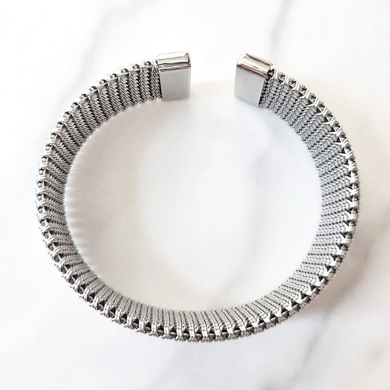 Silvertone Cuff Bracelet