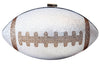 Silver Crystal Football Clutch Purse, Brown 40 oz Football Tumbler