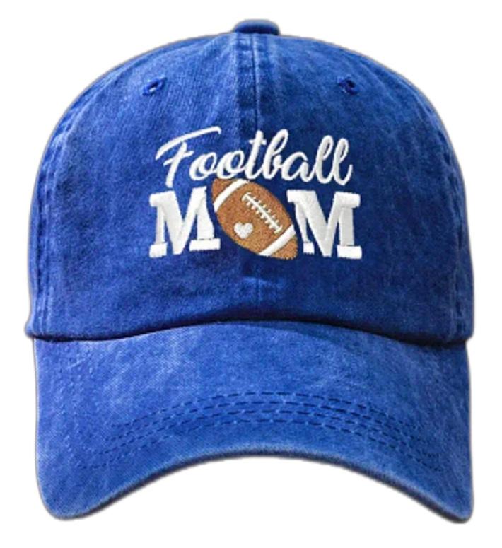 Blue Football Mom Set