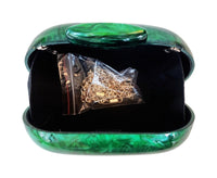 Green Resin Clutch Purse