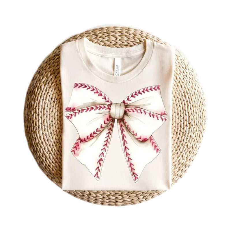 Baseball Bow Tshirt