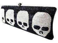 Crystal Skull Clutch Purse