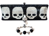 Crystal Skull Clutch Purse, Ring and Bracelet