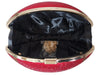 Red Crystal Football Clutch Purse