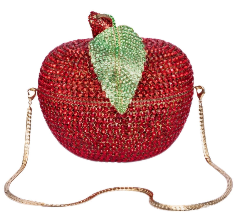 Teacher Appreciation Crystal Apple Clutch