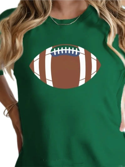 Green Football Tshirt