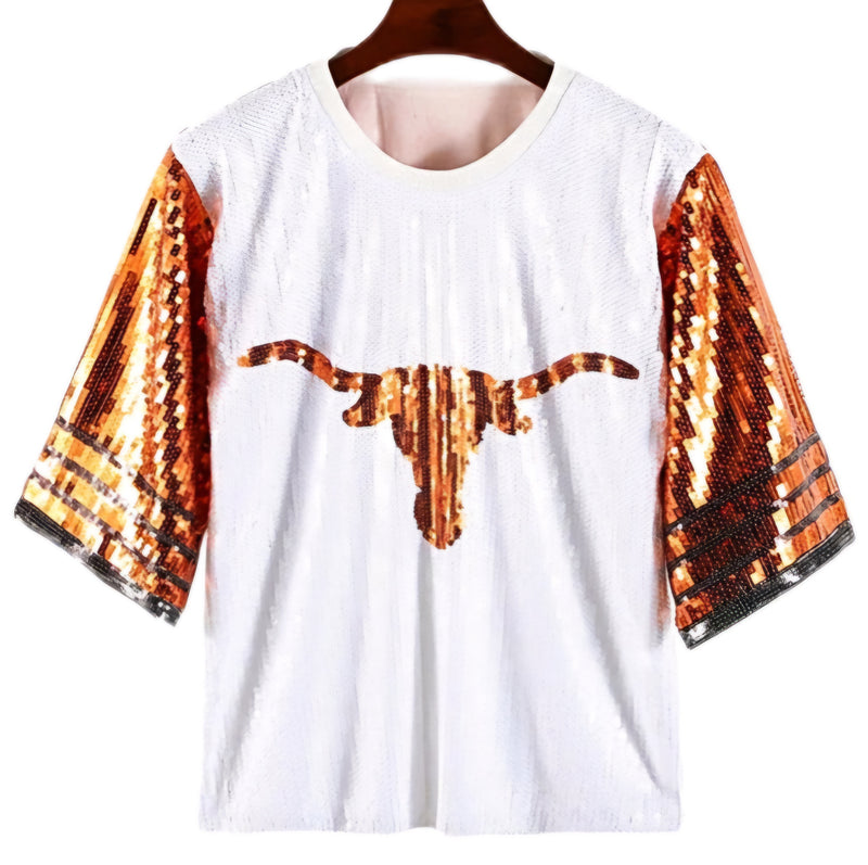 UT Longhorns Sequin Shirt