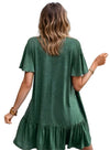 Green Sequin Football T-shirt Dress