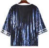 Dallas Cowboys Blue Sequin Shirt