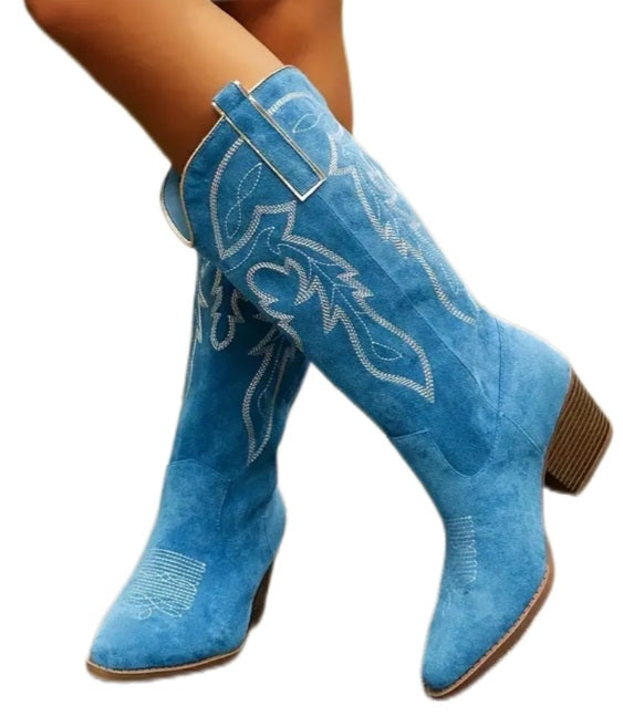 Blue Cowboy Boots