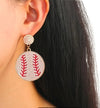 Baseball Earrings