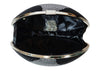 Black Halloween Skelton Hand Sequin Football Clutch