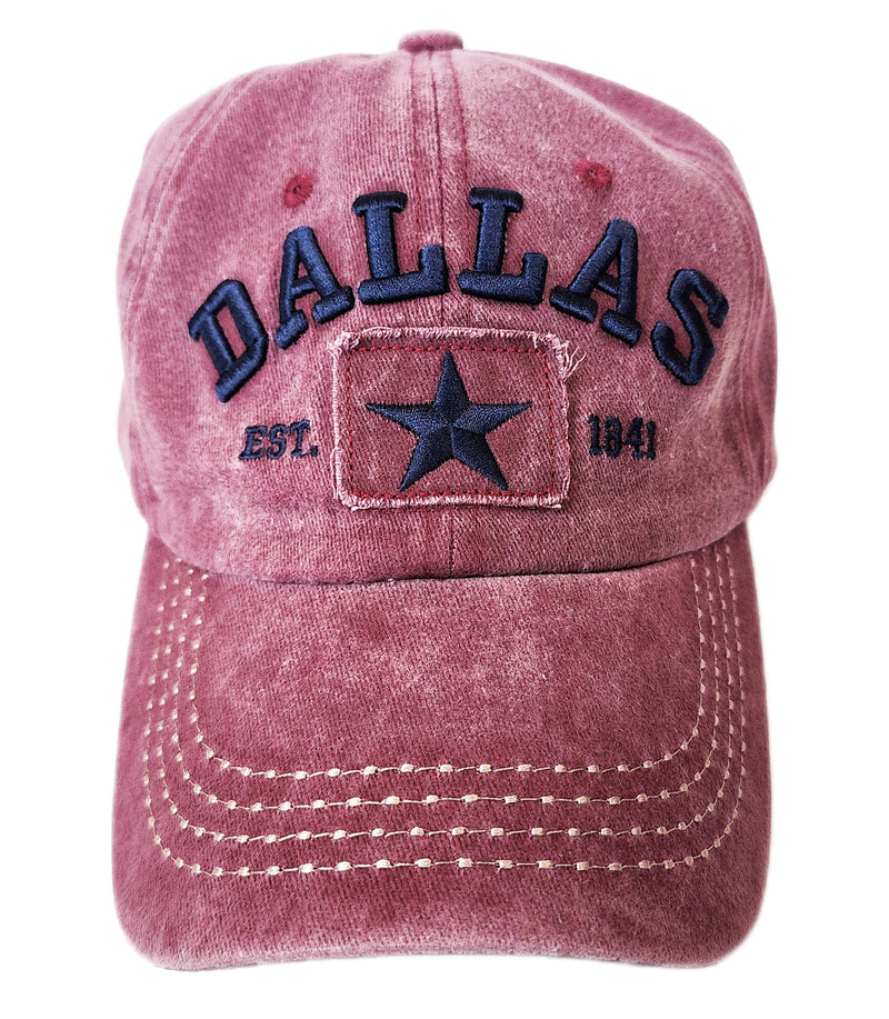 Pink Dallas Baseball Hat