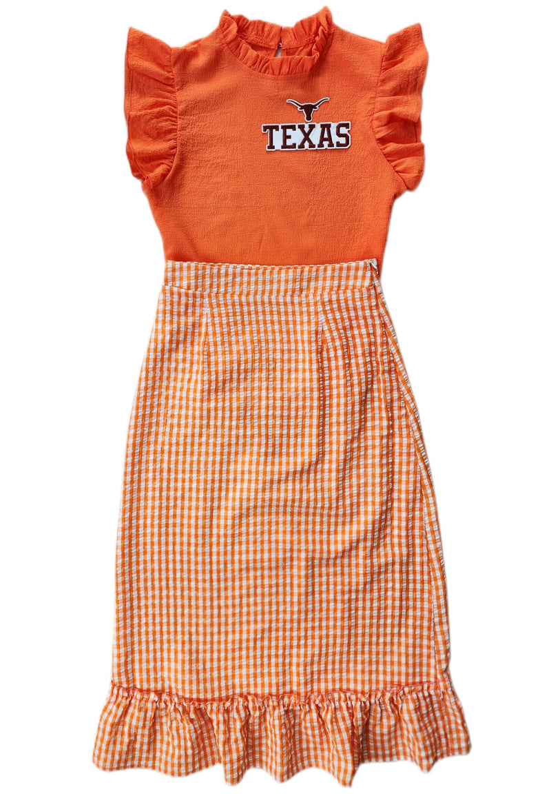 University of Texas Orange Top and Skirt