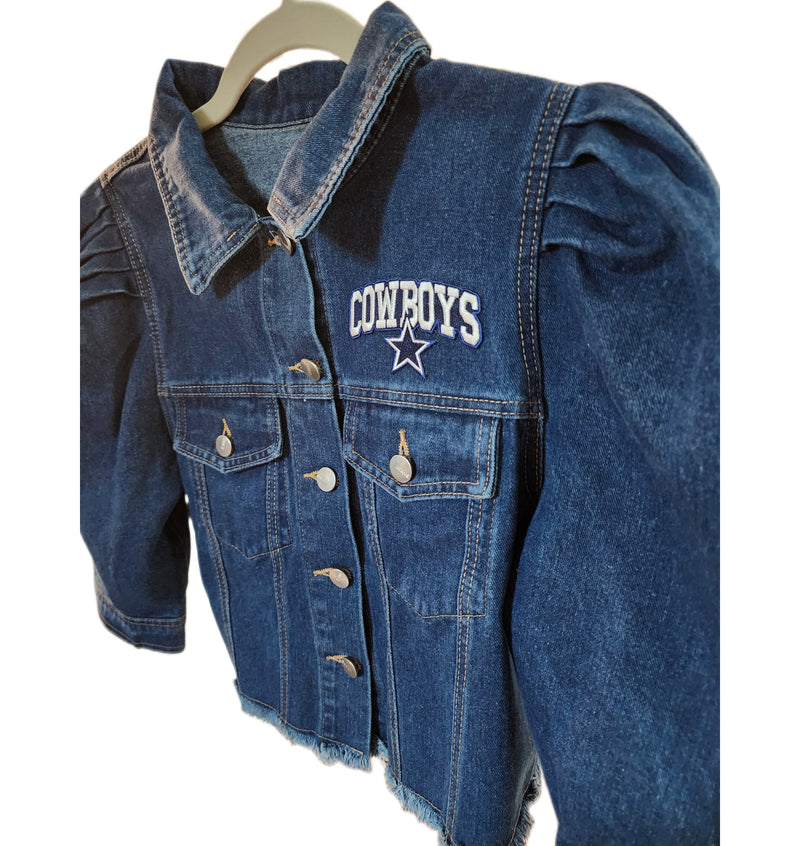 Dallas Cowboys Blue Jean Jacket