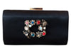 Black Jeweled Clutch Purse