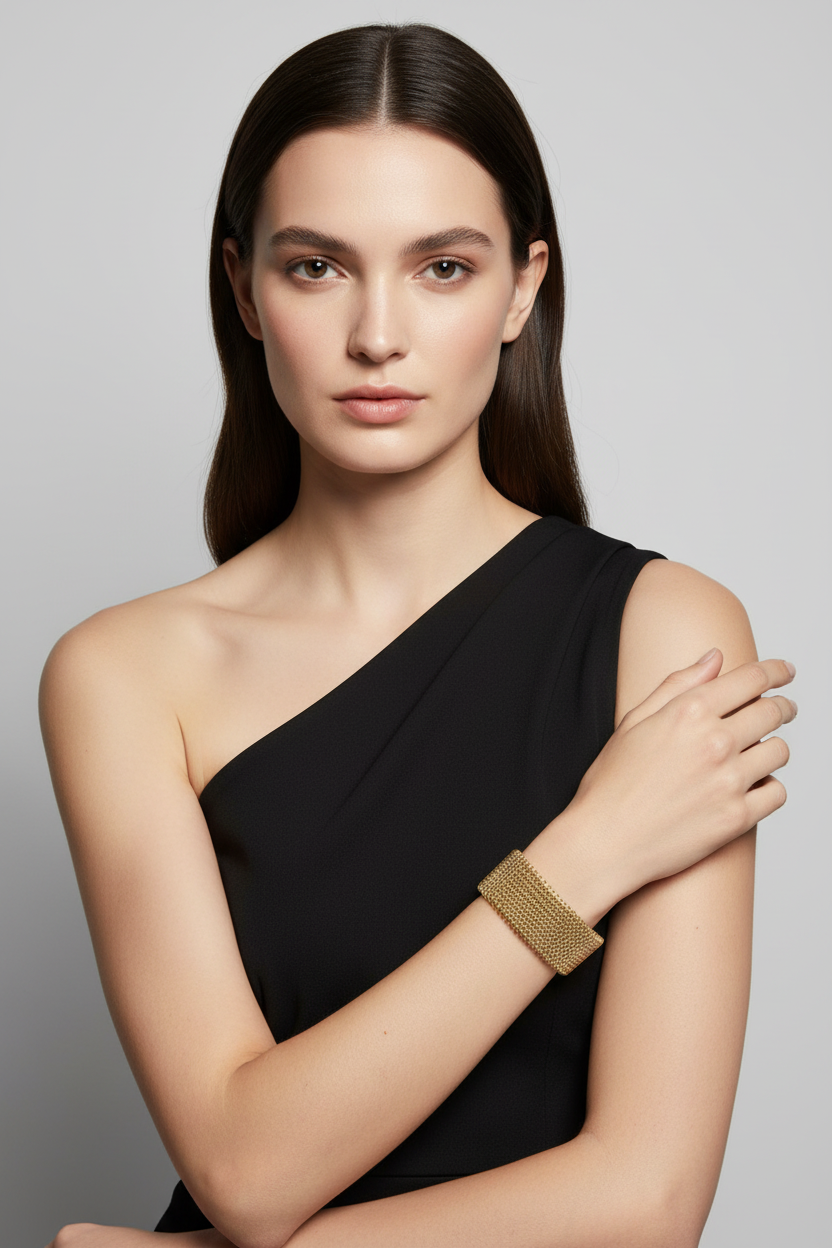 Goldtone Cuff Bracelet