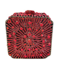 Red Crystal Mini Clutch