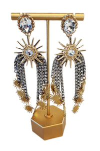 Gold and Silver Earrings