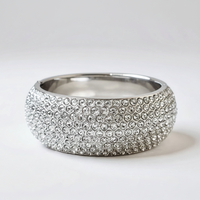 Silver Pave Diamond Bracelet