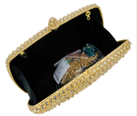 Gold Crystal Clutch