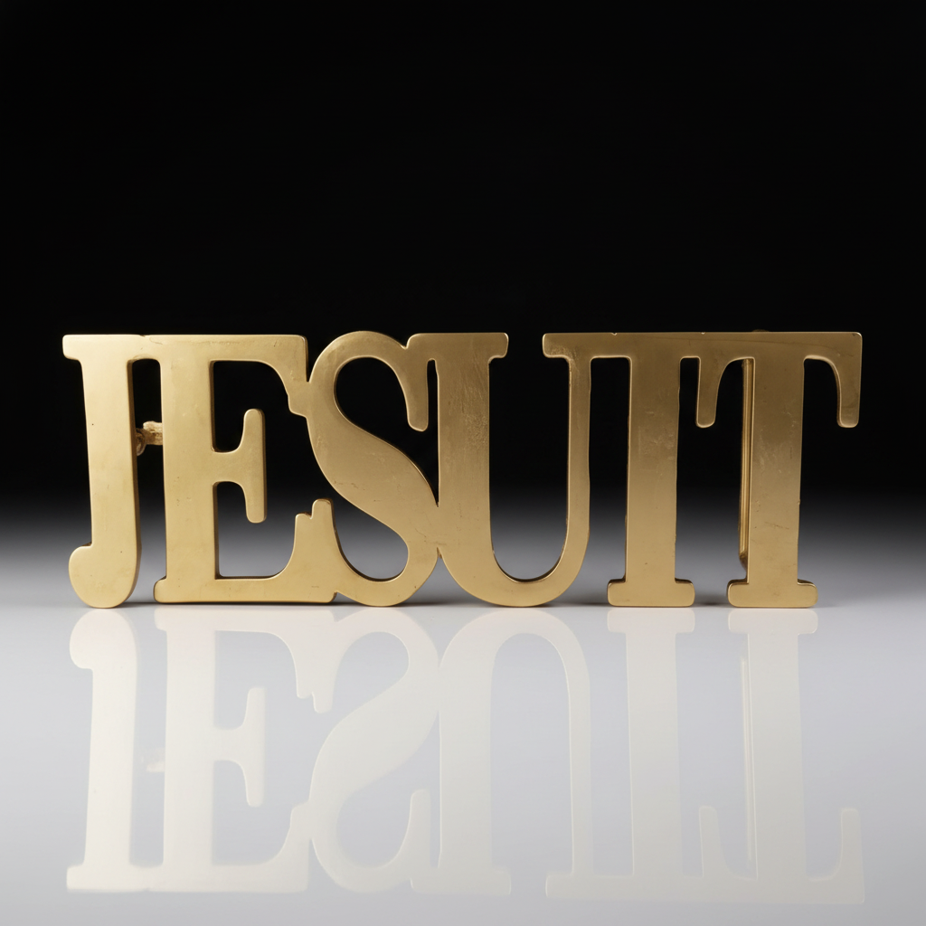 Jesuit Belt Buckle (Gold or Silver)