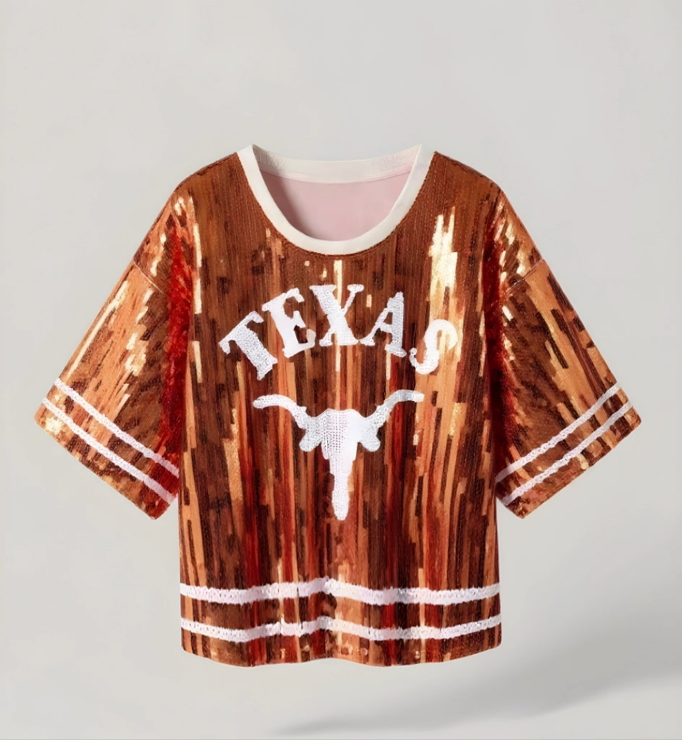 University of Texas Longhorns Sequin Shirt