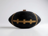 Black Crystal Football Clutch Purse