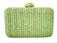 Green Ratan Clutch Purse