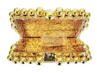 Glitzy Gold Resin Clutch