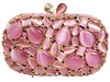 Pink Stone Clutch