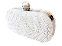 White Pearl Clutch