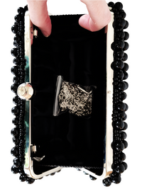 Black Bubble Clutch