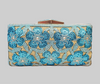 Blue Flower Clutch