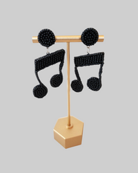 Piano Note Earrings